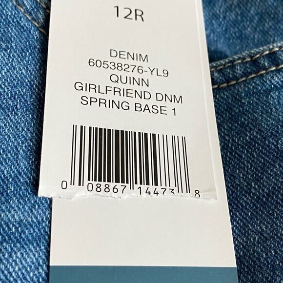 $25/ New Direction Girlfriend Cuffed Jeans Size 12R - Picture 8 of 16